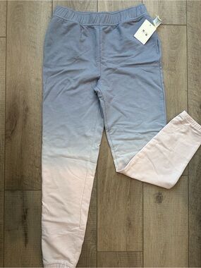 R+R Kids Ombre Blue-to-Pink Kids Jogger Sweatpants